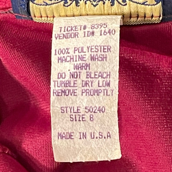 Red Skirt and Long Jacket Set Willow Ridge Vintage - Picture 12 of 14